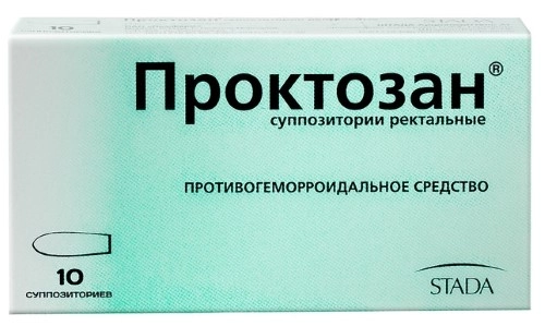 Проктозан 10 шт. суппозитории