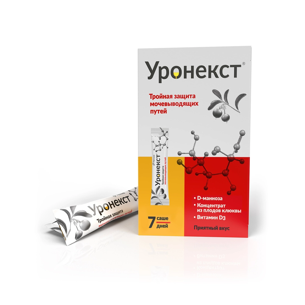 Уронекст 7 шт. стики массой 2,8 г порошок/для детей и взрослых
