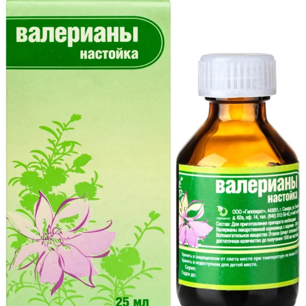 Валерианы настойка флакон 25 мл